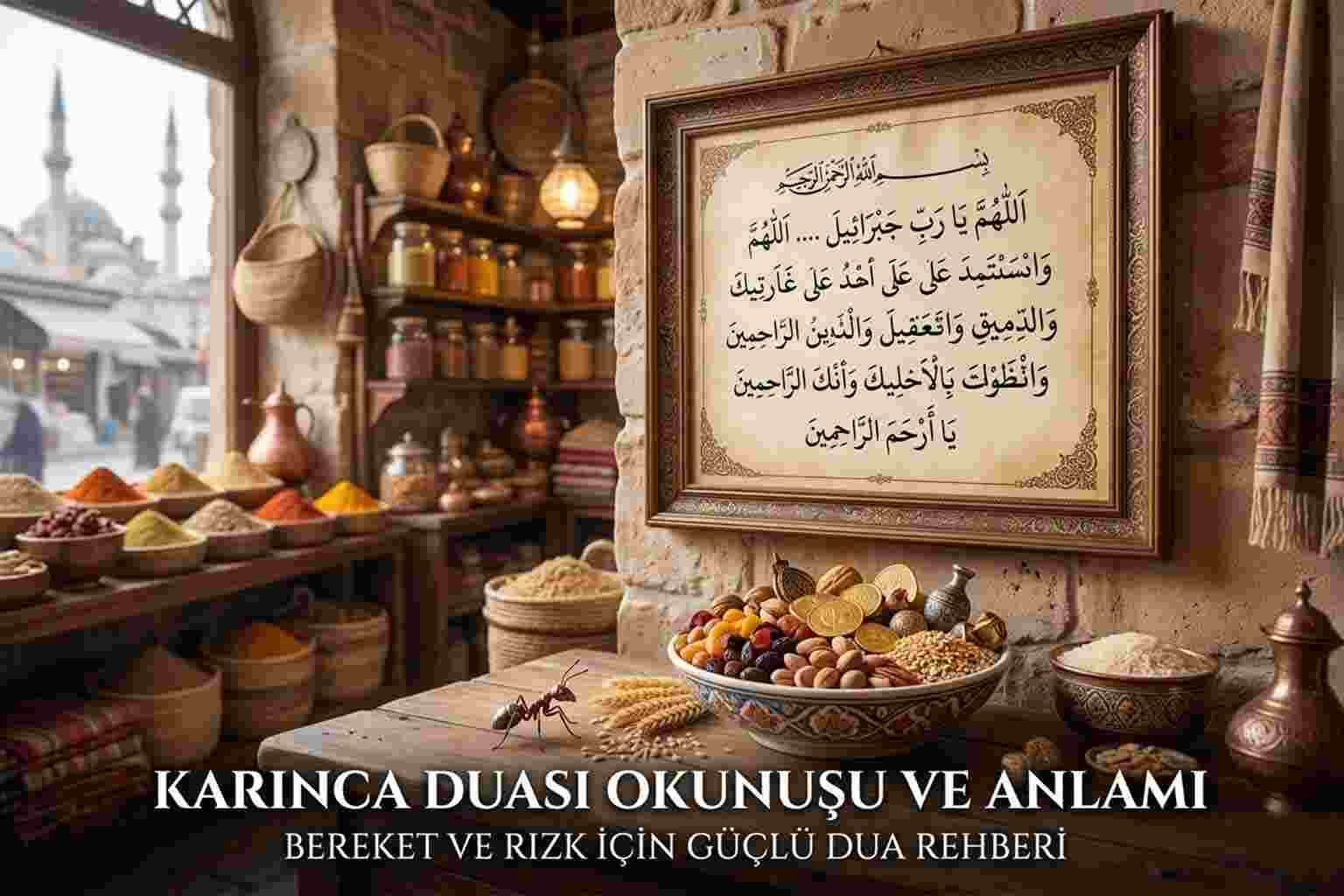 Karınca Duası Okunuşu ve Anlamı: Bereket ve Rızk Duası